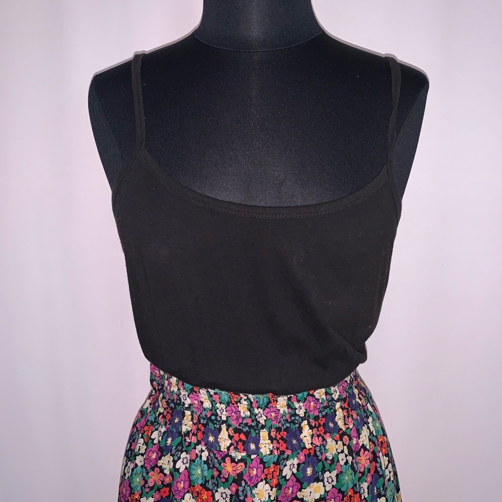 Summer floral mini dress